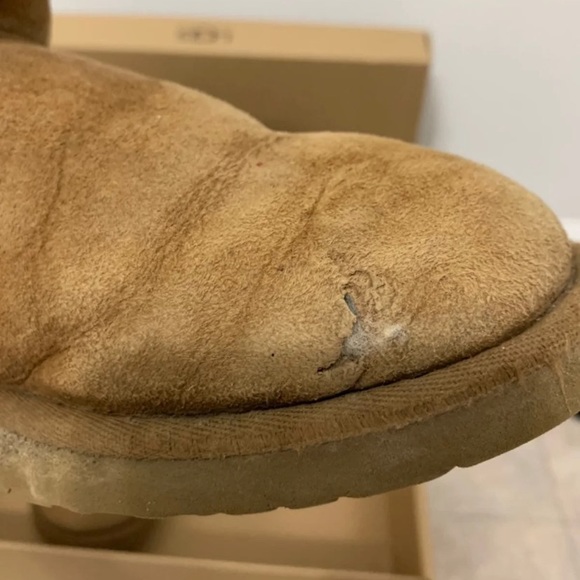 UGG Chestnut Short Boots Size 6 With OG Box - Picture 4 of 5